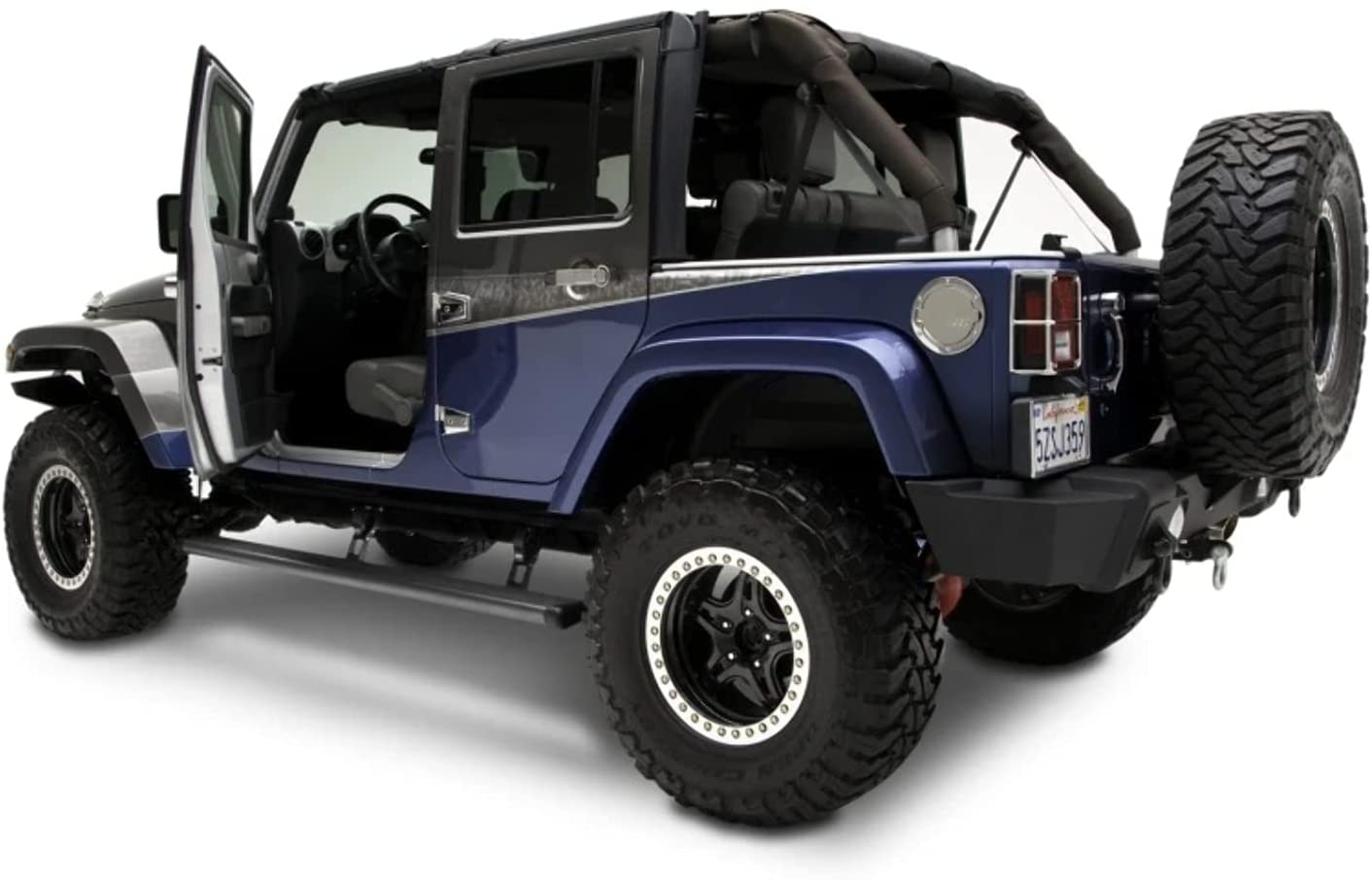 Jeep Wrangler JKU 4-Door Electric Side Step for Jeep Wrangler with 3  bracket arms – Efficient Express